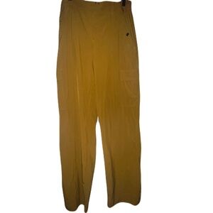 Athleta Mustard Wide Leg Pants